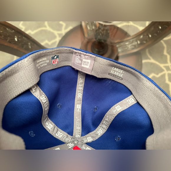 Buffalo Bills NEW w/o tags Embellished Rubber Logo, BILLIEVE Tag NFL Hat - Picture 5 of 7